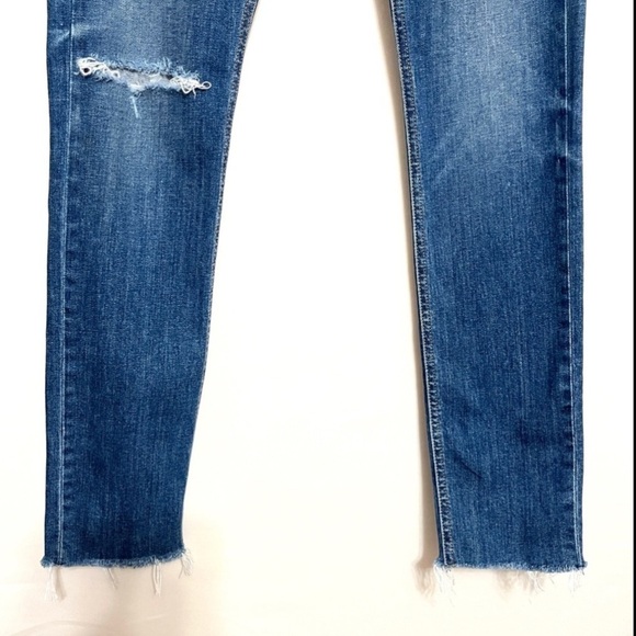 Rag & Bone Dre Skinny Boyfriend Distressed Jean with Raw Hem Size 26 - Picture 5 of 10